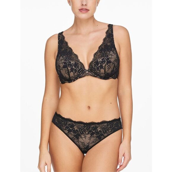 ✨Thirdlove All Day Lace Uplift Plunge Sz 34E Bra✨ - Picture 2 of 9